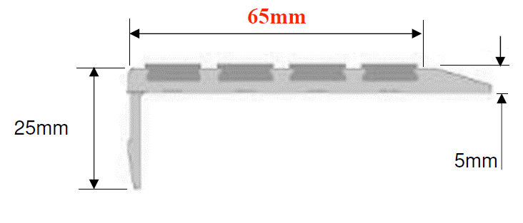 Star Nosing 60C Size boltility