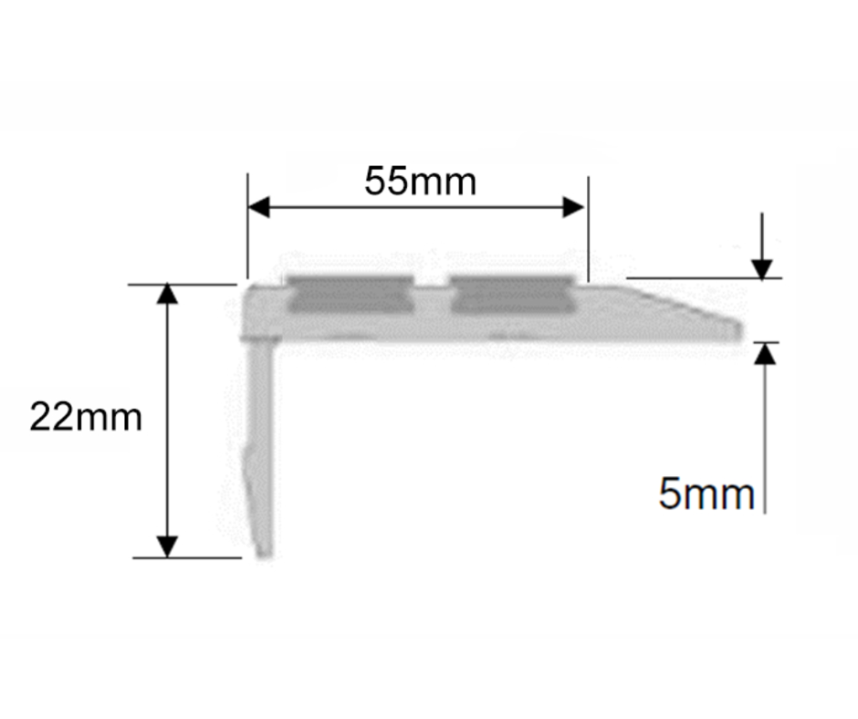 size stair nosing, stair nosing singapore