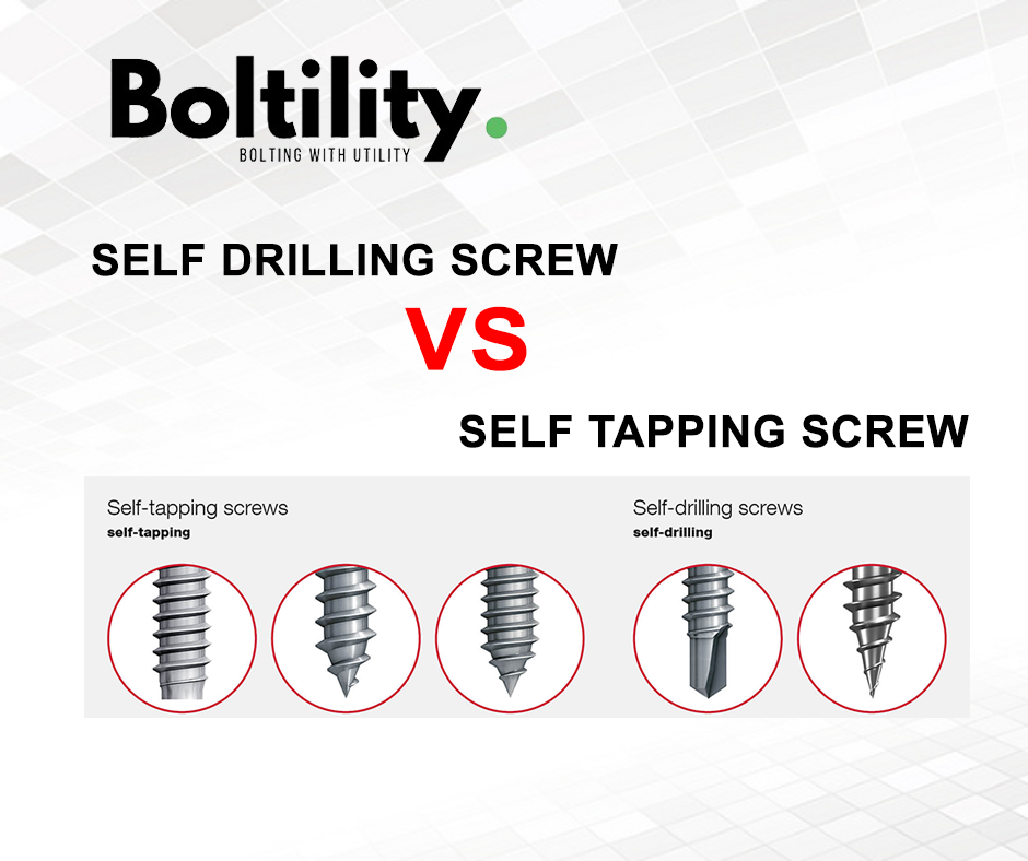 self drilling screw, self tapping screw,