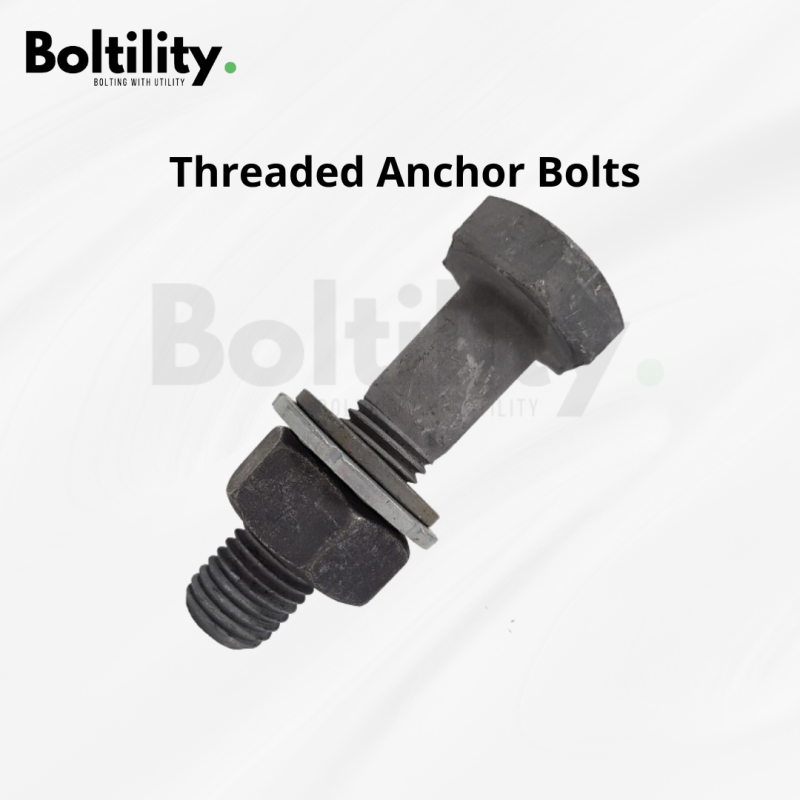 threaded anchor bolt, anchor bolt, F10T, S10T, Hex Bolt, Bolt and Nut