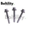 M5.5-24x45mm, Self Drilling Screw, Bi-Metal SS A4 + Carbon Steel, Hex Head
